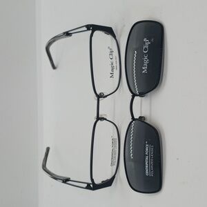NWT RX-ABLE UNISEX MAGIC CLIP 381 EYEWEAR WITH MAGNETIC CLIP ON SUNGLASS FRAMES
